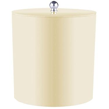 Imagem de Lixeira para Banheiro Bege Claro 20 x 20cm - 6,2l