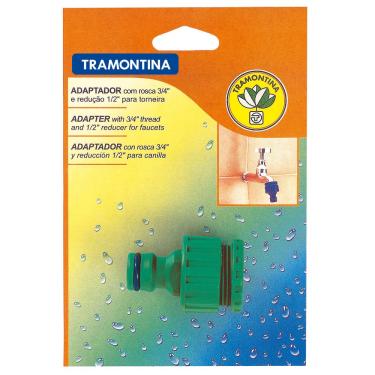 Imagem de Adaptador Tramontina c/ Rosca de 3/4" e Redução de 1/2"