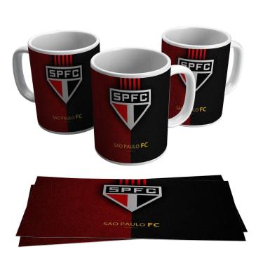 Imagem de Caneca  Tricolor Escudo 325ml