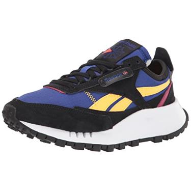 Imagem de Reebok Tênis feminino clássico Legacy, Cblack/Brgcob/Punber, 7 Women/5.5 Men