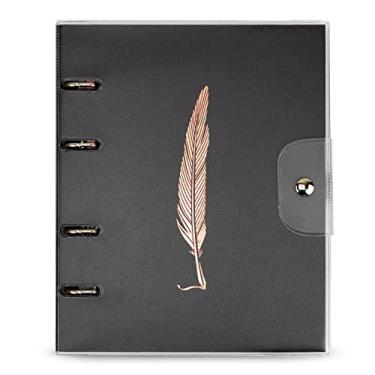 Imagem de Caderno argolado PVC formato Ultra - Linha Noir