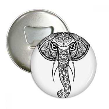 Imagem de Pinte Elephant Friend Company abridor de garrafas ímã de geladeira emblema multifuncional