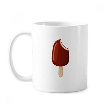 Imagem de Picolé crocante de chocolate doce caneca de sorvete cerâmica xícara de café porcelana louça
