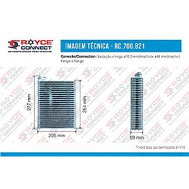 Imagem de Evaporador Palio Fire 2001 Em Diante Idea 1.4 1.8 R134A Fluxo Paralelo