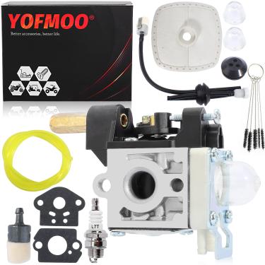 Imagem de Kit de vela de ignição com carburador Yingshop compatível com Zama RB-K112 Echo SRM-266 SRM-266S SRM-266T SRM-266U PPT-266 PPT-266H PE-266 PE-266S PAS-266 SHC-266 HCA-266 HCA-266 HCA-266 HCA-266 AparAparAparAparde Corda