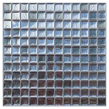 Imagem de Pastilha Adesiva Mini Glass Kit 4 Placas Adesivo 3M