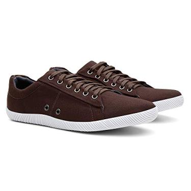 Imagem de Sapatenis Masculino Tenis Casual Dia-a-Dia Cor:Marrom;Tamanho:39