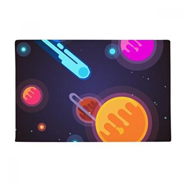 Imagem de DIYthinker Tapete de chão com cenário de monstro alienígena do universo antiderrapante para porta de banheiro