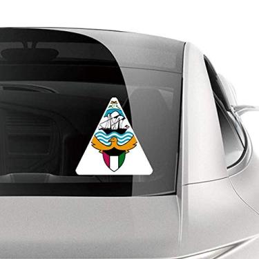 Imagem de DIYthinker Adesivo de carro com emblema nacional da África Kuwait para motocicleta e bagagem