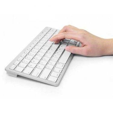 Imagem de Teclado Sem Fio Bluetooth Universal Pc Tablet Celular Not - BCS