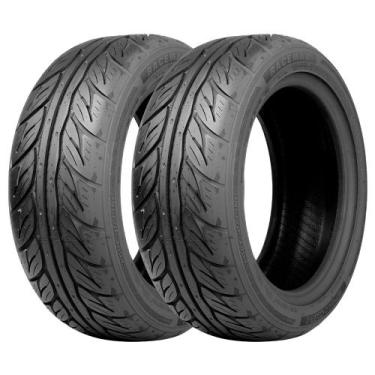 Imagem de Jogo 2 Pneus Speedmax Aro 15 Racemax 195/55R15 85V Semi Slick, 5 anos 