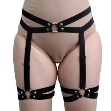 Imagem de Leg garter cinta liga em elastico Girl - Almah Fashion