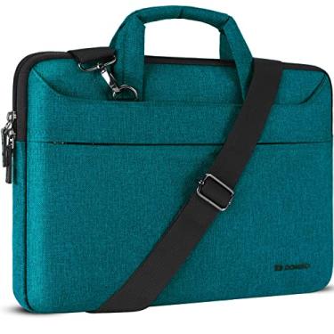 Imagem de DOMISO Bolsa de ombro para laptop de 15,6 polegadas para mulheres e homens, viagem de negócios, trabalho, computador, maleta, compatível com MacBook Pro/Max de 16 polegadas, HP Lenovo Dell XPS 16