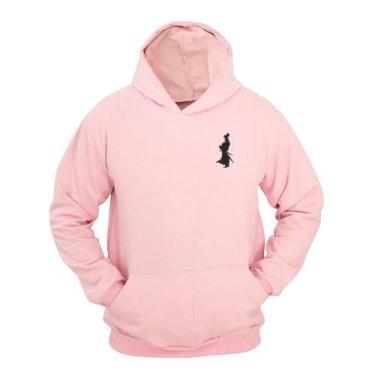 Imagem de Moletom Masculino Canguru Samurai MM Estampado com Capuz - Ragor, Rosa