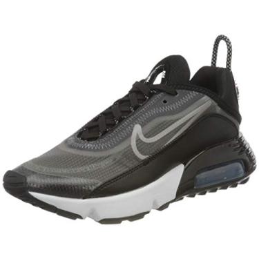 Imagem de Nike Tênis de corrida feminino Stroke, Preto, branco, Mtlc prateado, 8.5