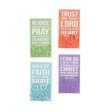 Imagem de Dicksons Pray Thessalonians Proverbs Corinthians Philippians 2,5 x 5 polegadas vinil dobrável marcador magnético conjunto com 4