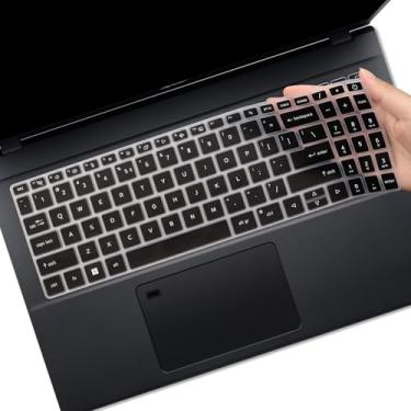 Imagem de Capa de teclado para Acer Aspire 3 A315-24P-R7VH A315-24PT A315-510/59/58, Aspire 15 A15-41M/51M/61M, Aspire 5 A515-58GM/58M/58MT/58PT A515-57PT G/57, Aspire Fina de 39,6 cm (não serve para A515-46~