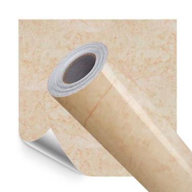 Imagem de Papel de Parede Adesivo Lavavel Marmore Travertino Crema Marfil - Open