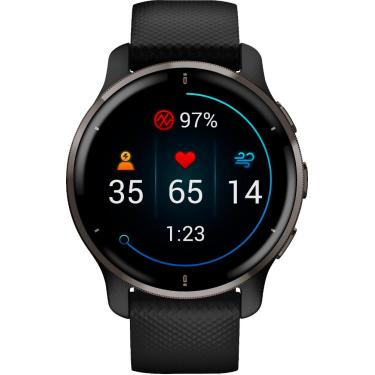 Imagem de Garmin Venu 2 Plus GPS Smartwatch 33mm - Slate-010-02496-01