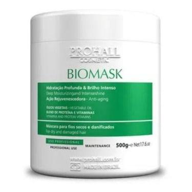 Imagem de Máscara De Hidratação Profunda E Brilho Biomask Prohall 500g