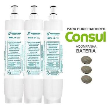 Imagem de 3 Refis Premium Purificador Consul Cpc30 E 31 Cpb34,35 E 36 - Hidrofil