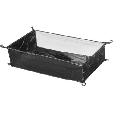 Imagem de Organizador De Mesa De Acampamento Bolsa De Malha Ao Ar Livre Cesta De Armazenamento Pendurável Suporte De Equipamento De Acampamento Organizador De Mesa Dobráve, Multi-coloured, Square net bag