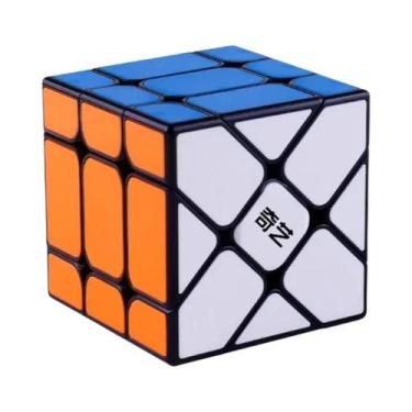 Imagem de Cubo Mágico QiYi 2x2 3x3 4x4 5x5 Espelho Pyraminx Skewb SQ1 Quebra-Cab