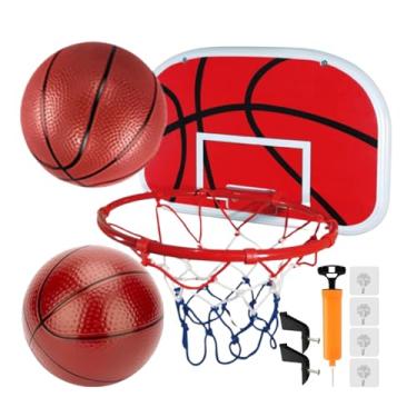 Imagem de Aro De Basquetebol Mini Interior | Actividade De Vinculação Familiar - Cesto de Basquete de Interior para Espaços Pequenos,para Rapazes Adolescentes Crianças Alunos Quarto Apartamento Dormitório