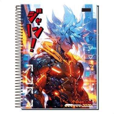 Imagem de Caderno 10 Matérias Anime Mangá Grande Capa Dura Desenho Japonês (Anime 3)