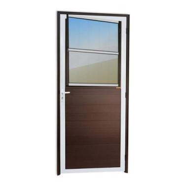 Imagem de Porta Lambril com Grade Super 25 Vidro Reflex 210cm X 86cm Brimak Aber