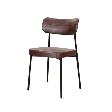 Imagem de Cadeira Mynna Fixa C/4 Pes 525 X 470 X 790 Mm C/1 Un. Courino Café Courino Café