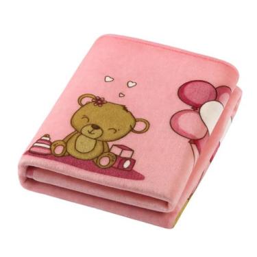 Imagem de Cobertor Para Bebê Extra Macio Bonno Baby Etruria Toque de Seda 110cm 