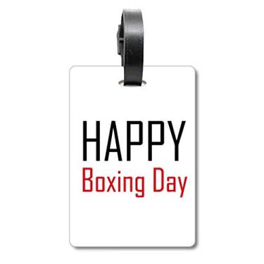Imagem de Celebrate Boxing Day Blessing Mala de Bagagem Etiqueta Cartão de Bagagem Etiqueta Scutcheon Etiqueta