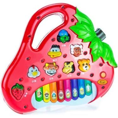 Imagem de Piano Teclado De Animais Da Moranguinho A Pilhas