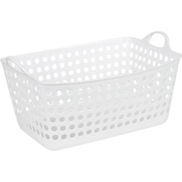 Imagem de Cesto Retangular Flexível, 22L, Branco, Arthi