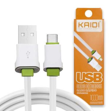 Imagem de Cabo Kaidi Dados Carregamento Rápido V8 Micro 1m