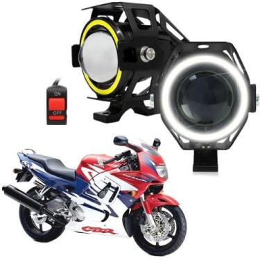 Imagem de Par Farol de Milha para Moto CBR 600F 1992 1993 1994 1995 1996 1997   