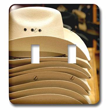 Imagem de 3dRose LSP_94310_2 Dakota do Sul, droga de parede. Chapéus caubói US42 CMI0169-Cindy Miller Hopkins interruptor duplo