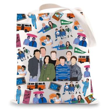 Imagem de BWWKTOP Funny Freaks Sacola Lindsay & Geeks & Daniel & Nick Fans Gift Anos 90 Sam & Bill Bolsa de Ombro Freaks TV Show Merch, Pygmy Game, One Size