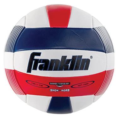 Imagem de Franklin Sports Voleibol Super Soft Spike, Vermelho/Branco/Azul