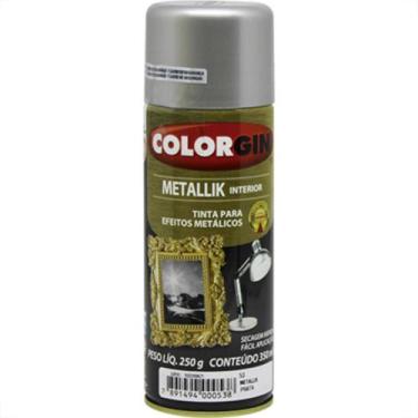 Imagem de Colorgin Spray Metalica Prata-53