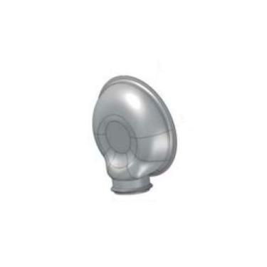 Imagem de Fundo Inox Saída Catalisador p SC Highline 2012/2018 Euro 5 - Fabbof