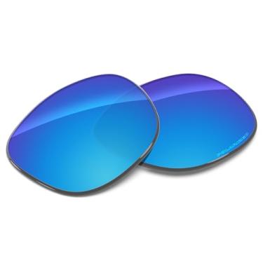 Imagem de Tintart Lentes de substituição de desempenho compatíveis com RayBan Wayfarer RB2140 50 mm polarizadas gravadas, Azul celeste - Polarizado máximo, One Size