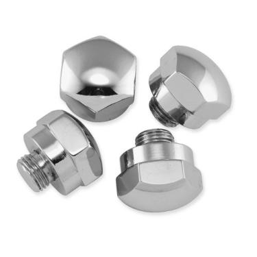 Imagem de Colony Kit de plugue de extremidade de eixo basculante - estilo bolota - cromado 7142-4