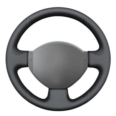Imagem de MEWANT Capa de volante com costura DIY para Fiat Panda 2006-2010 Acessórios de volante para Fiat Panda 2006-2010