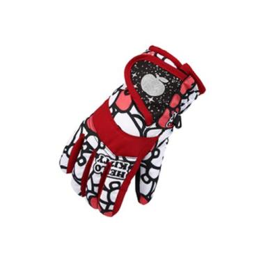 Imagem de Luvas de inverno para crianças meninos meninas neve luvas à prova de v