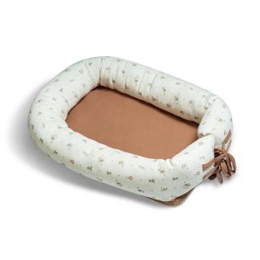 Imagem de Ninho Redutor de Berço Hug Time Dos Sonhos Marrom Claro