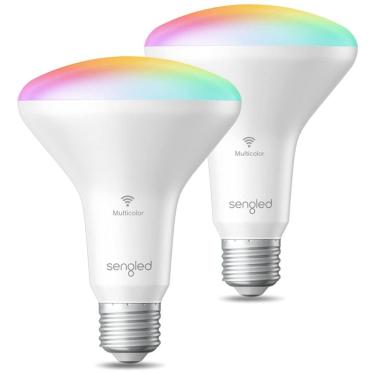 Imagem de Lâmpada LED Colorida Inteligente Wi Fi 2.4GHz, Controle de Voz, 65W, 2 Un, SENGLED W12 N15, Rosa