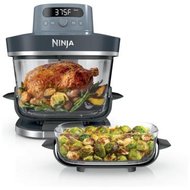 Imagem de Ninja Crispi Pro Fritadeira de Ar 6-em-1 em Vidro com Tampas Armazenamento 232°C AS101C...