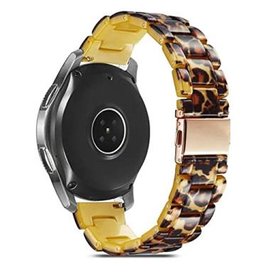 Imagem de Pulseira 20mm 3 Elos Resina compatível com Samsung Galaxy Watch Active 1 e 2 - Galaxy Watch 3 41mm - Galaxy Watch 42mm - Amazfit BIP - GTS - GTR 42mm - Marca LTIMPORTS (Animal Print)